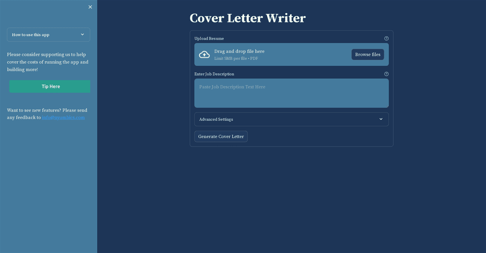 Coverletters