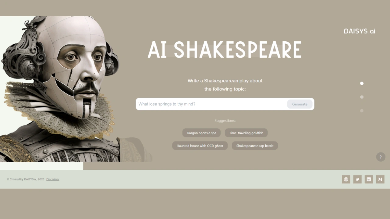 AI Shakespeare