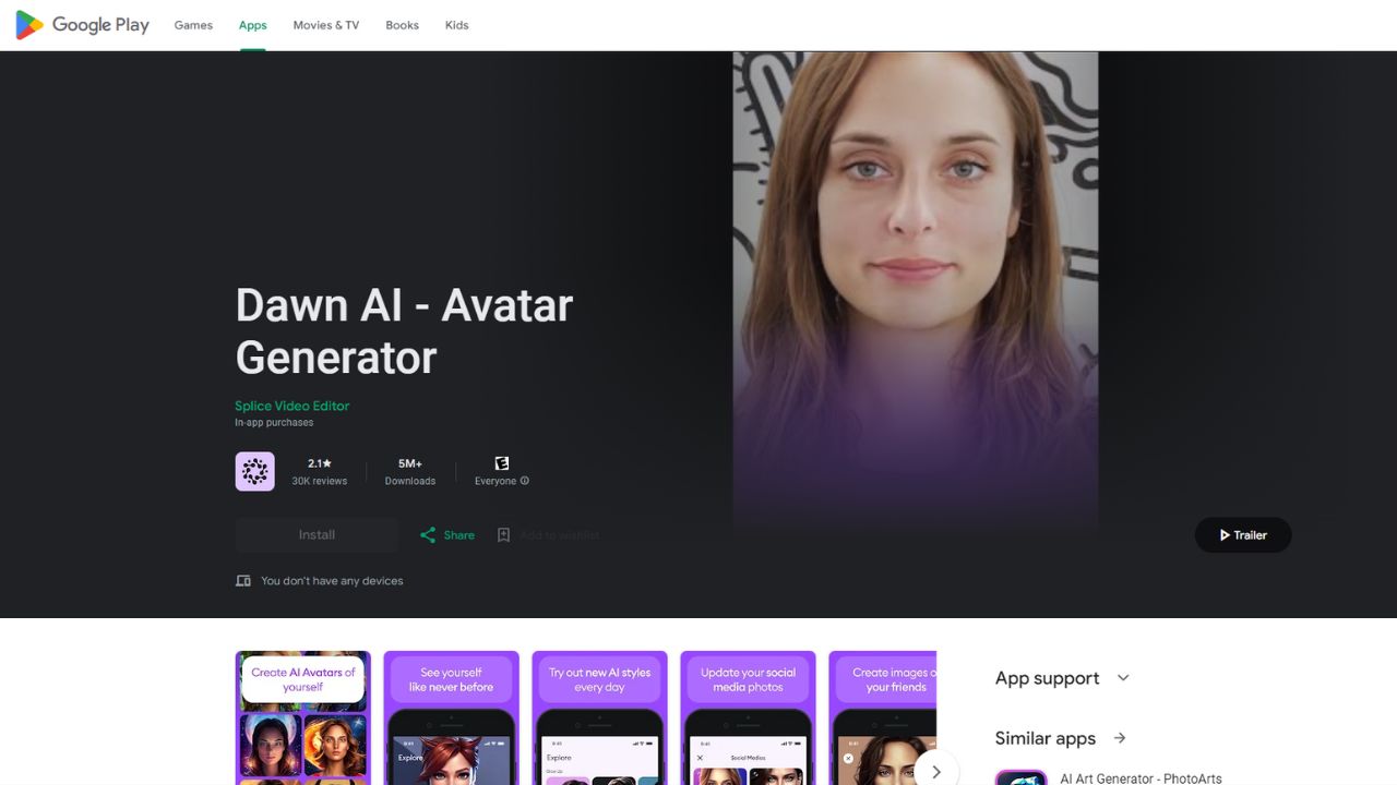 Dawn AI-Best AI Avatar Generator