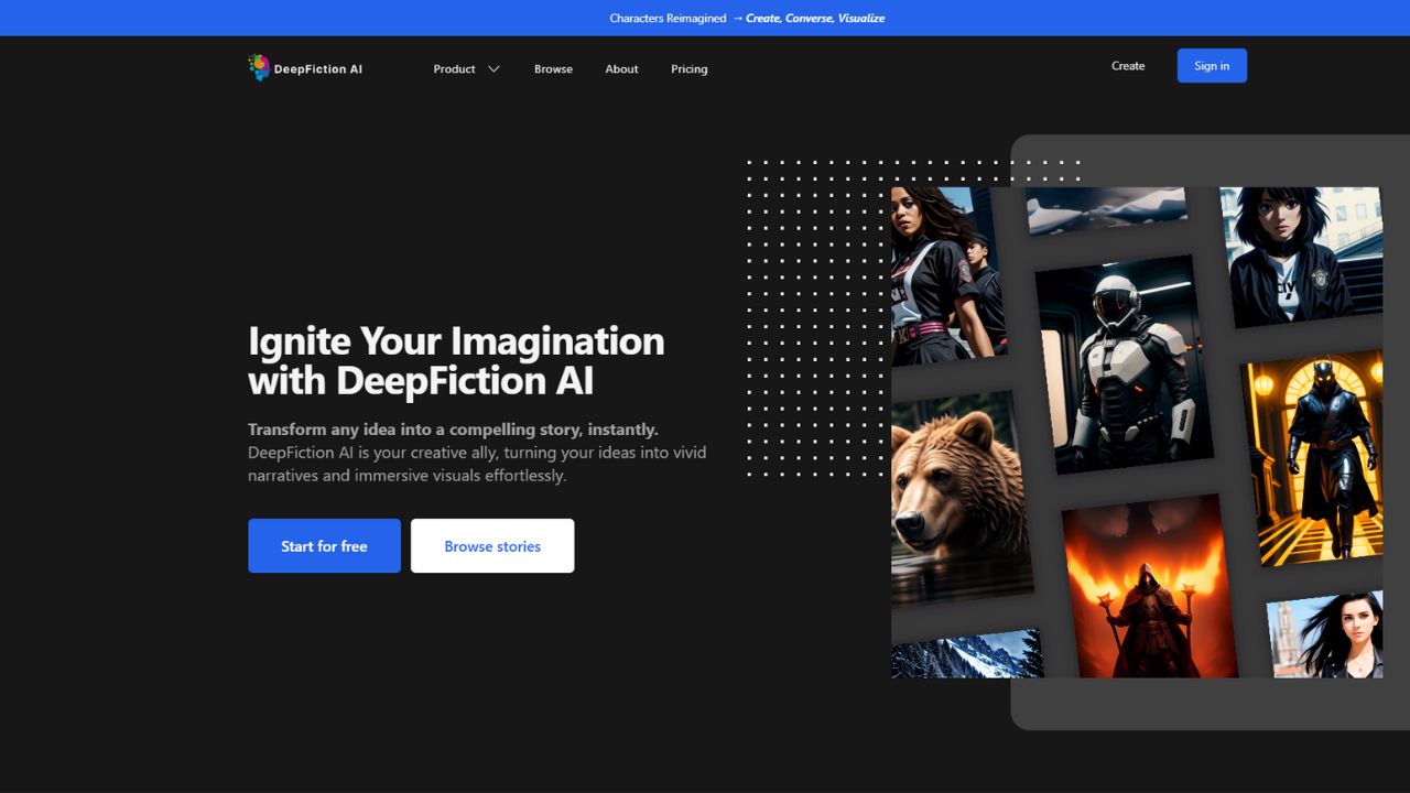 Deepfiction AI - AI Story Generator