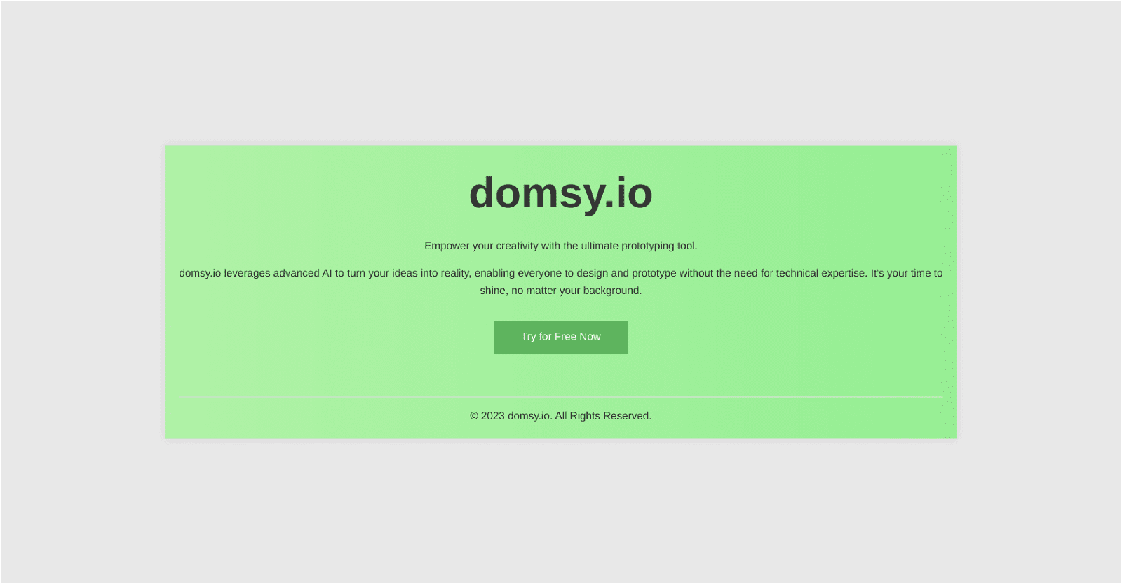 DOMSY IO