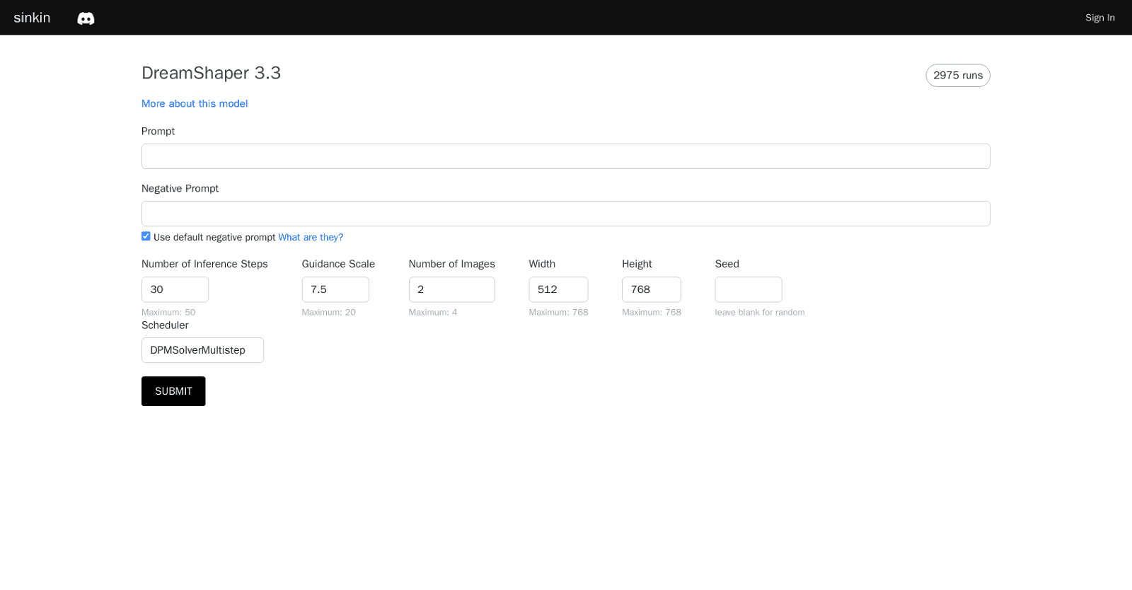 DreamShaper (Sinkin)