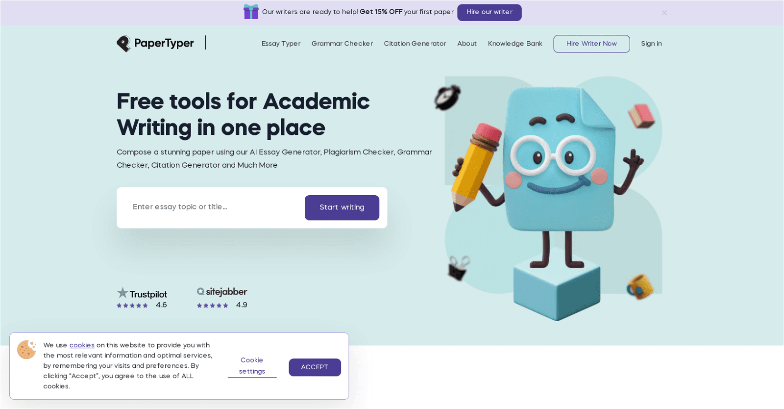 Essay Writer by Papertyper