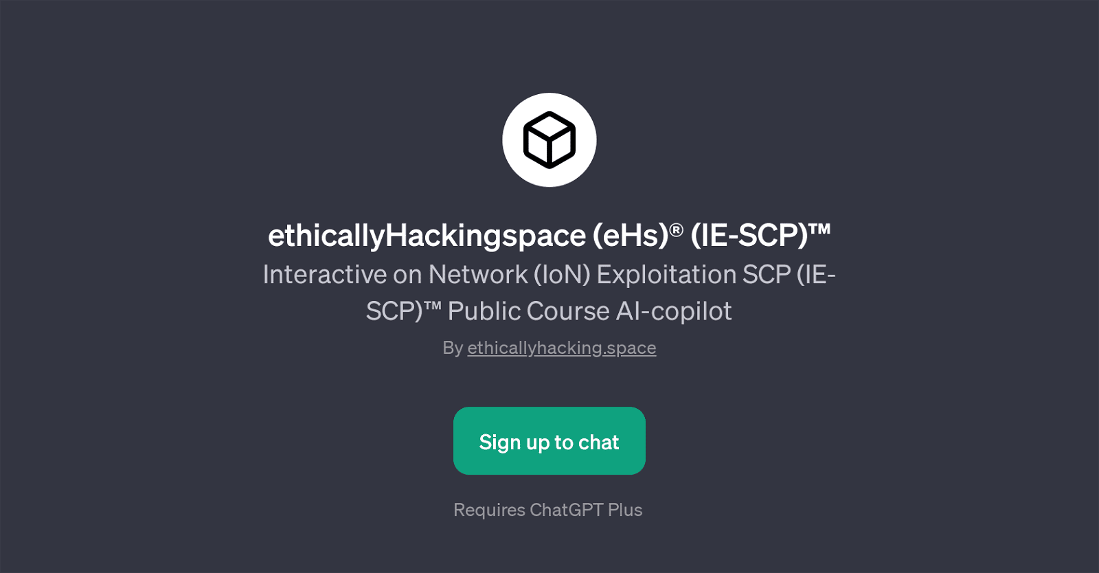 ethicallyHackingspace (eHs) (IE-SCP)