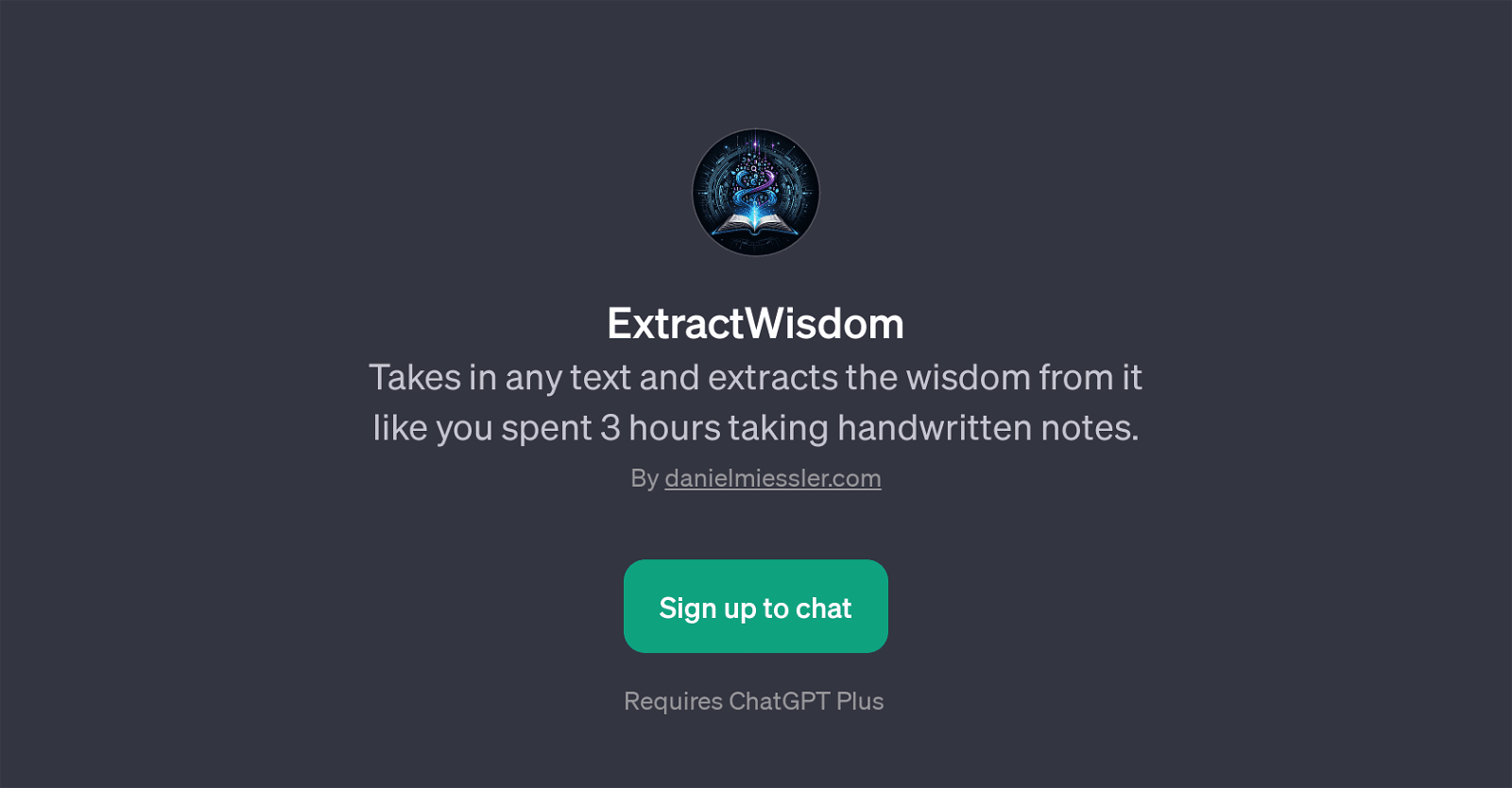 ExtractWisdom