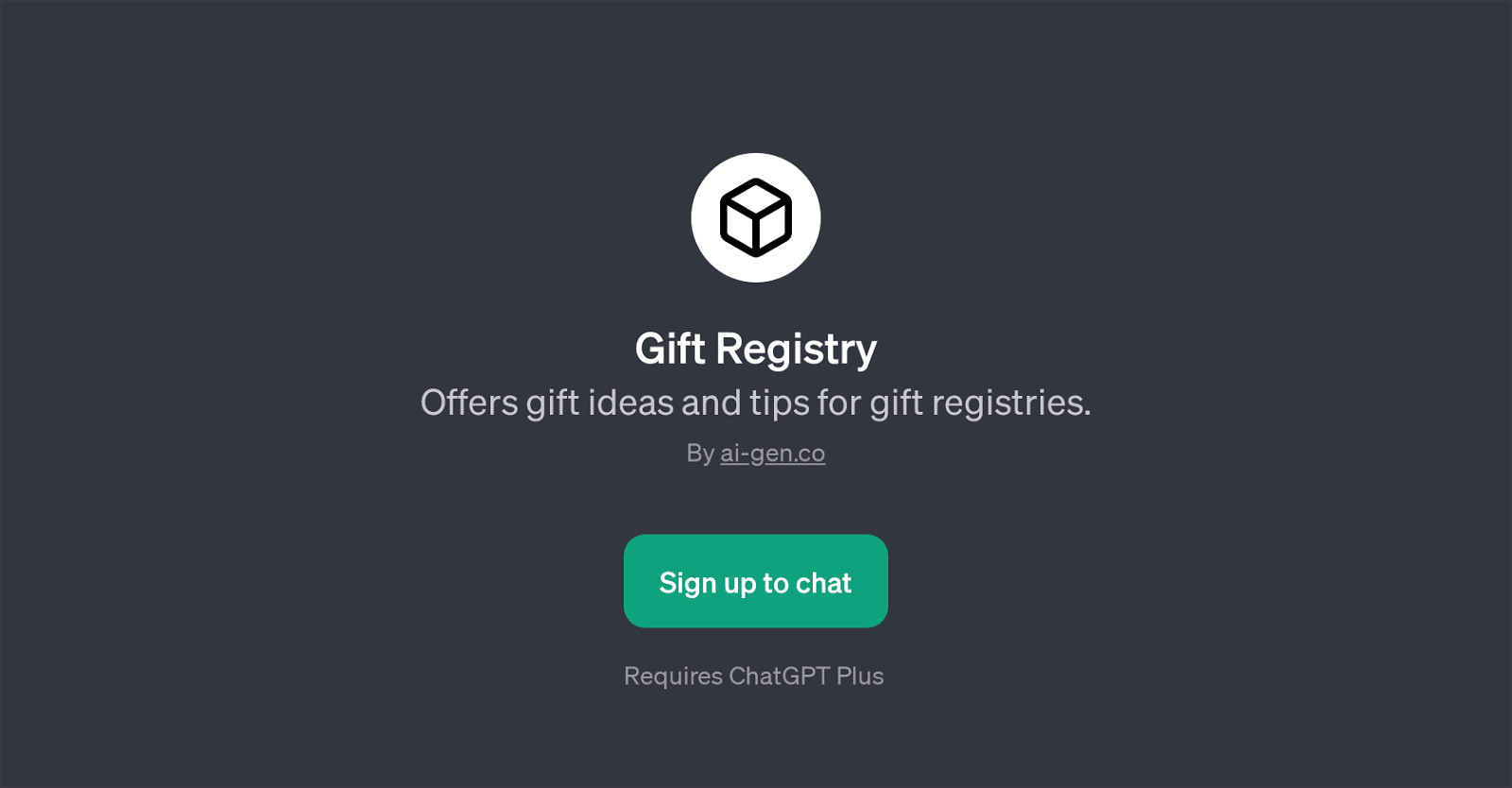 Gift Registry