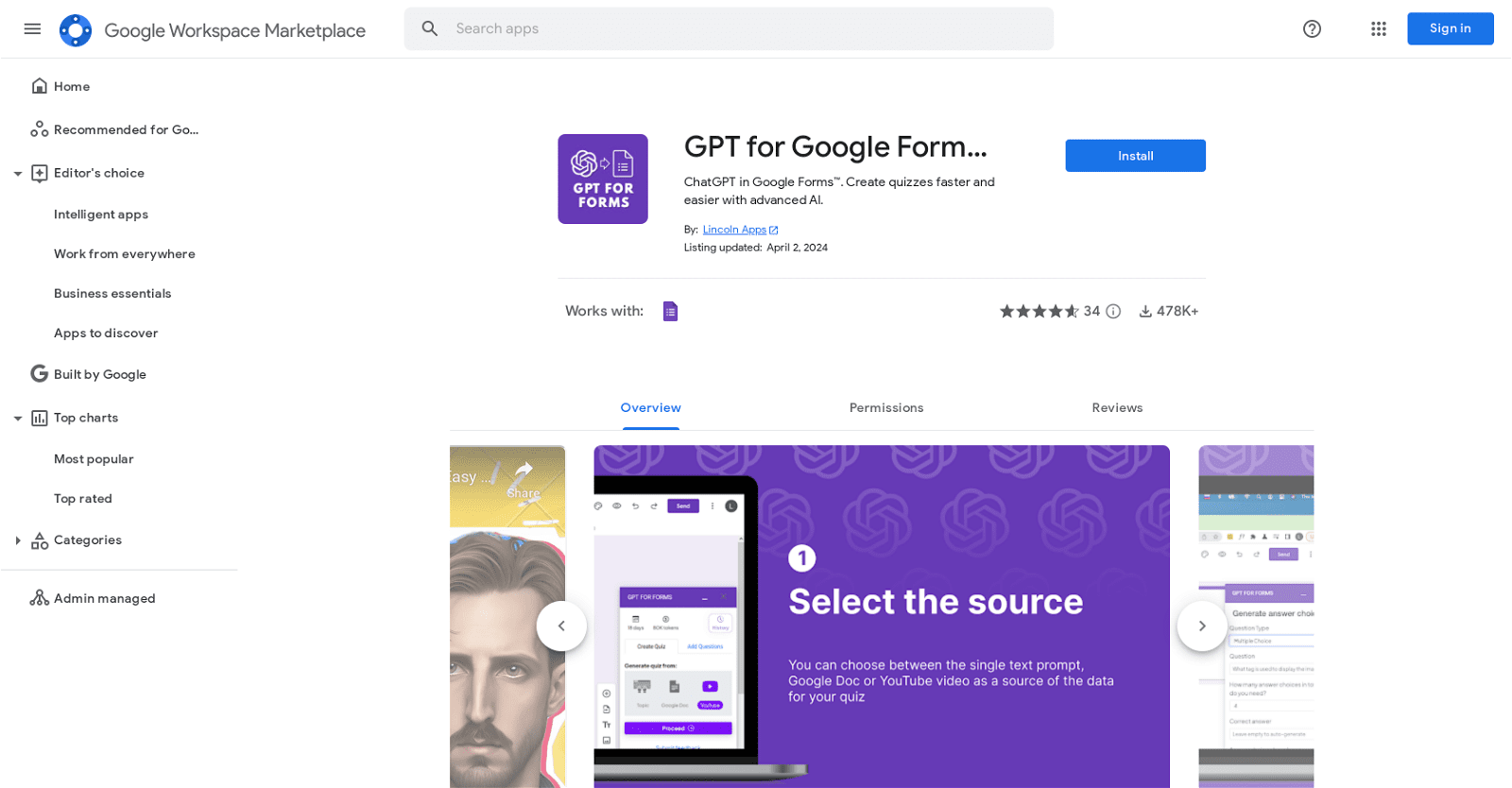 GPT for Google Forms