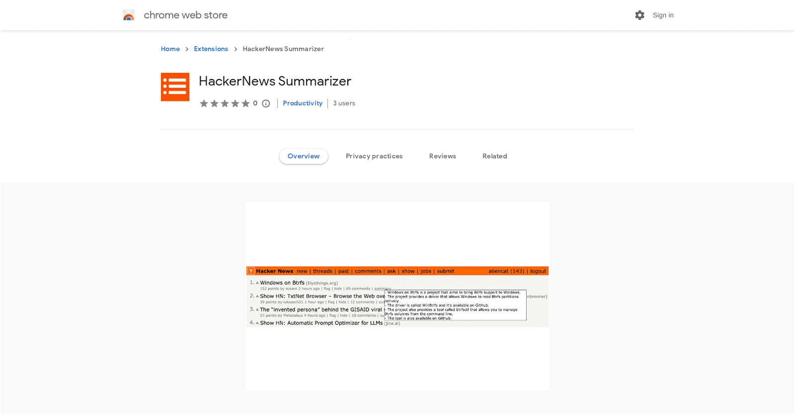 HackerNews Summarizer