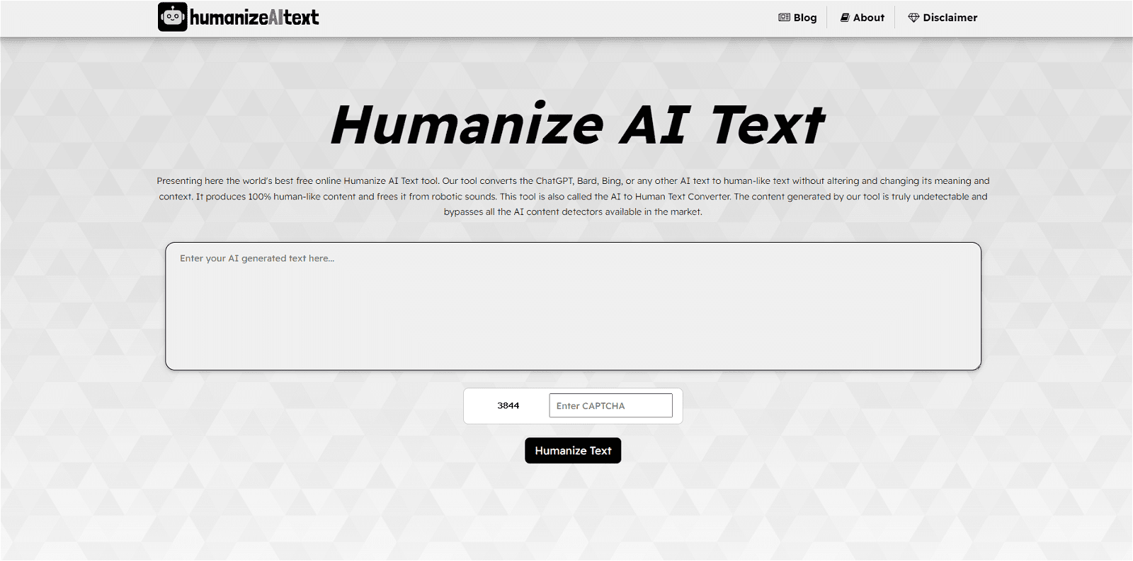 Humanize AI Text-Text from generated content