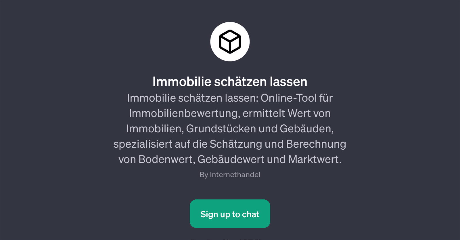 Immobilie schtzen lassen
