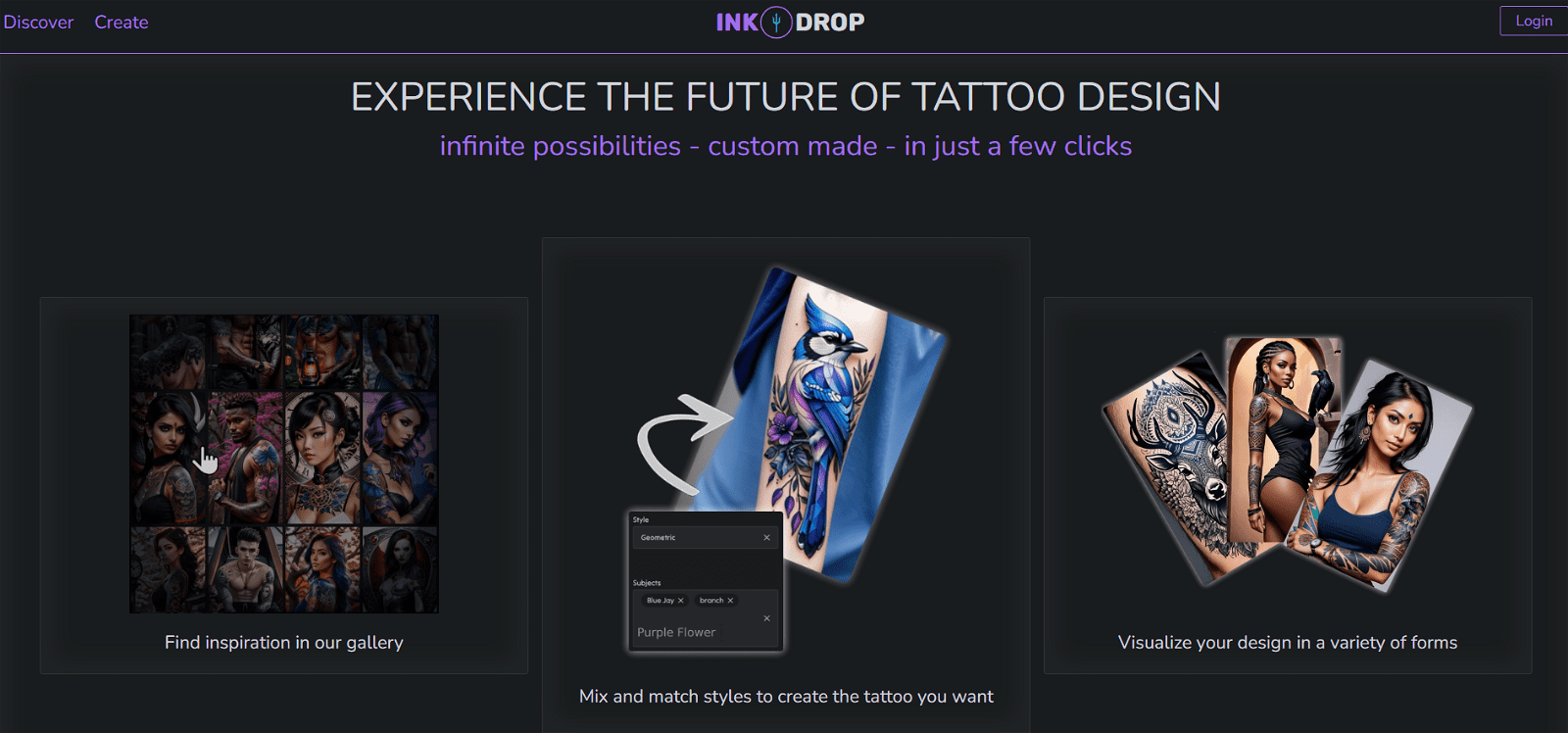 AI Tattoo Generator - InkDrop