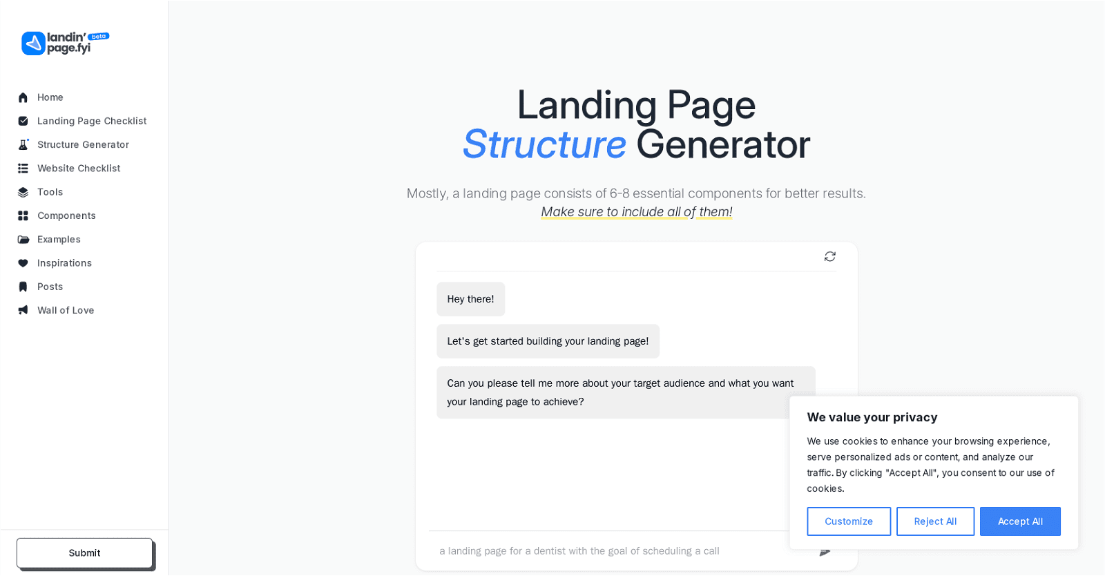 LandingPage.fyi