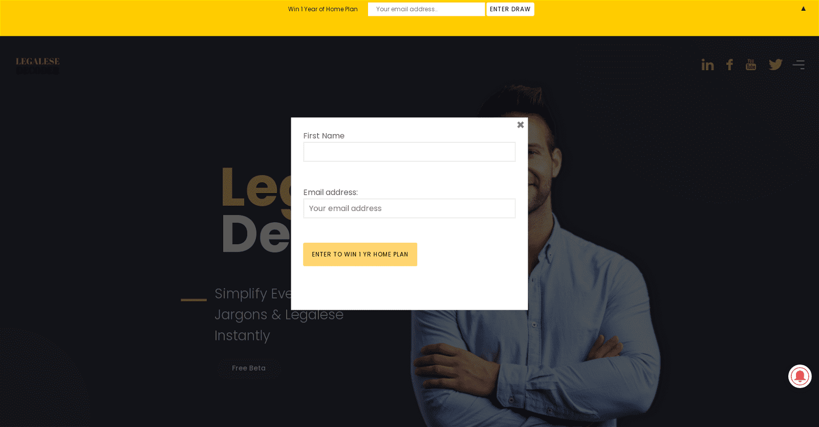 Legalese Decoder-AI Powered Web Application