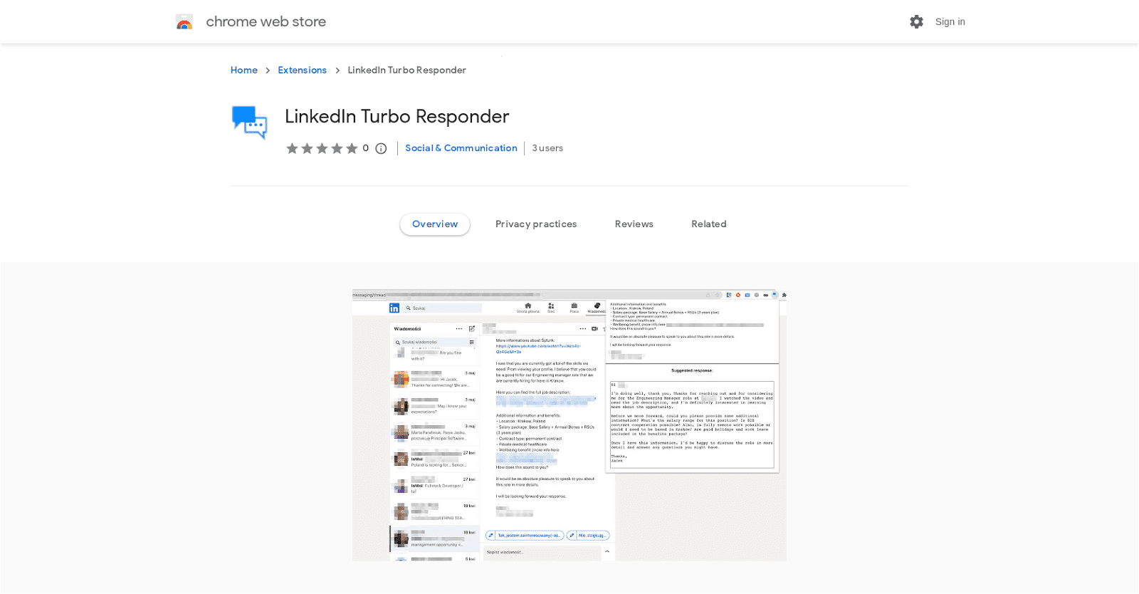 LinkedIn Turbo Responder