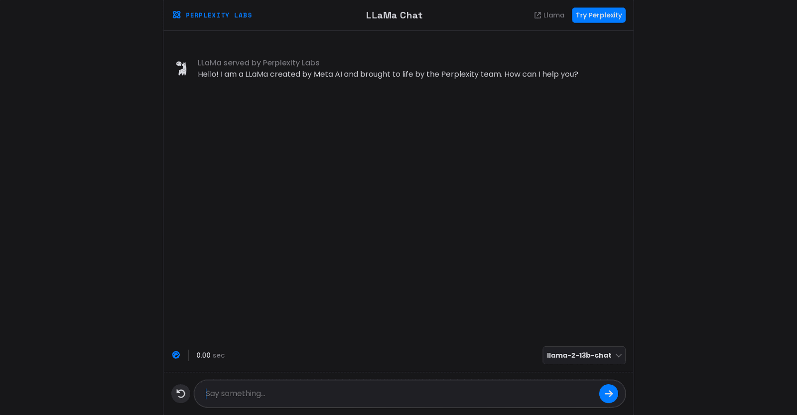 LLamA2 Chat Perplexity