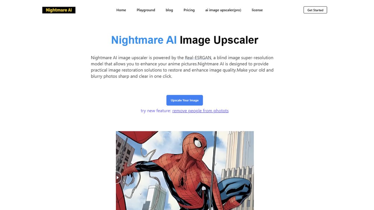Nightmare AI: Best AI Image Upscaler by Real-ESRGAN