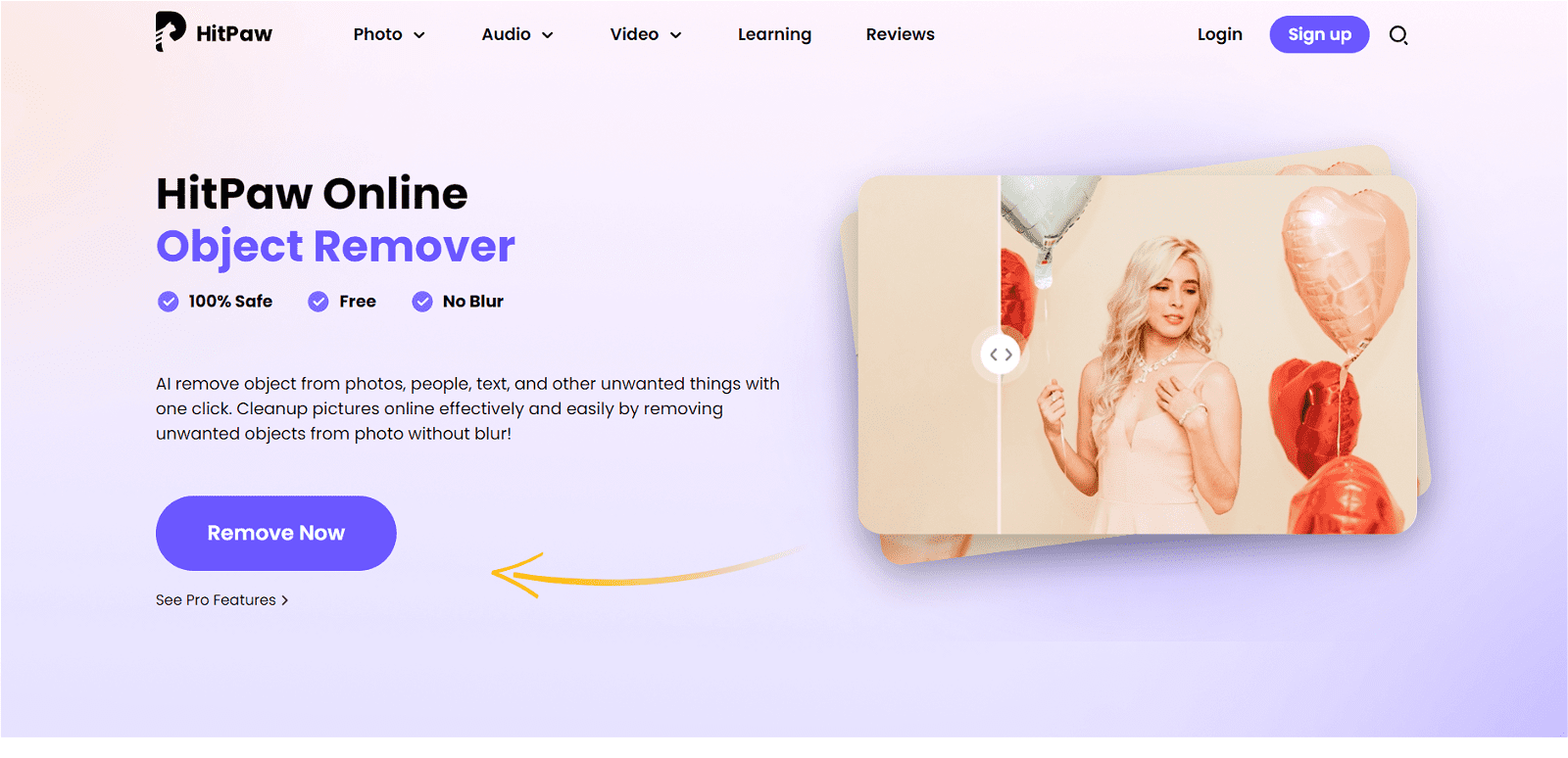 Object removing by HitPaw