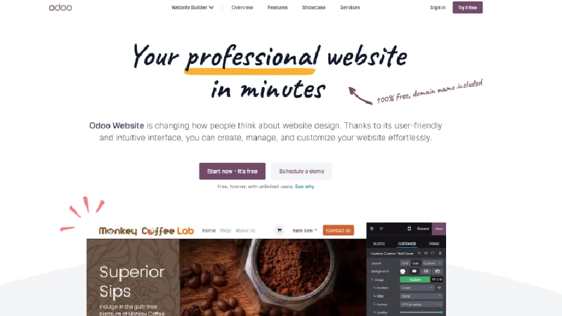 Odoo Website Builder