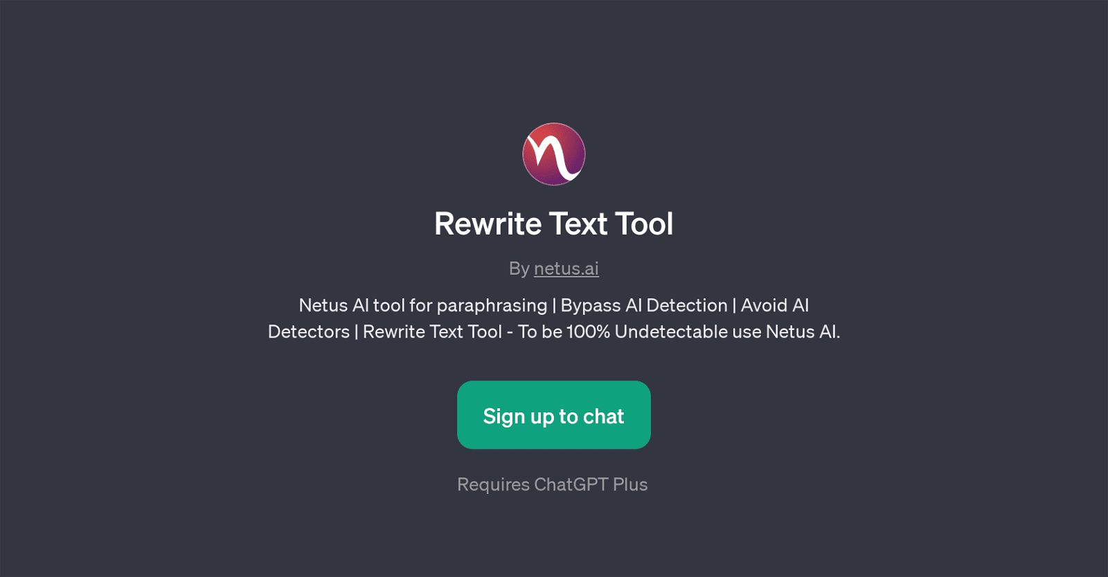 Rewrite Text Tool