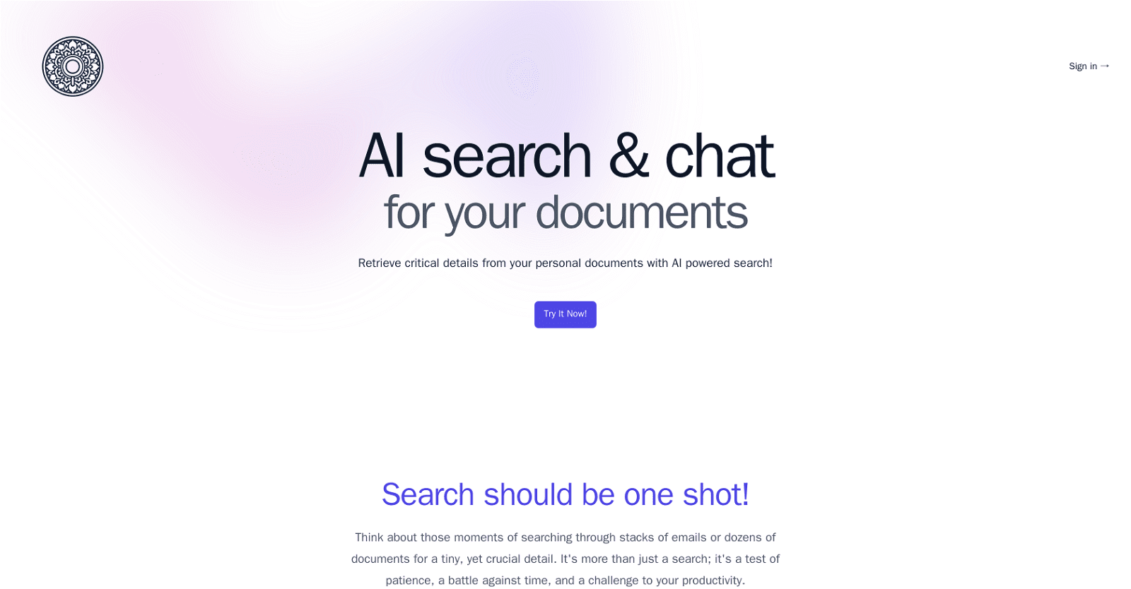 SearchMyDocs AI