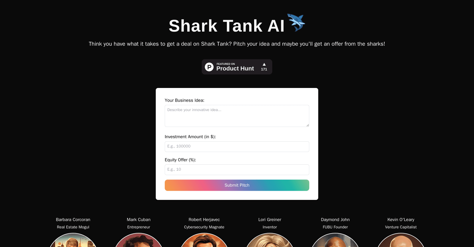 SharkTank AI