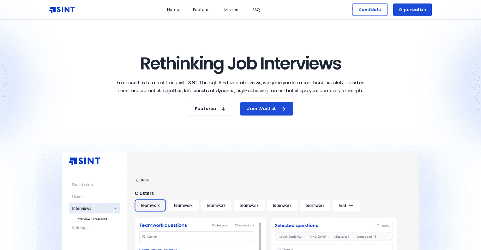 Sint - Rethinking Job Interviews