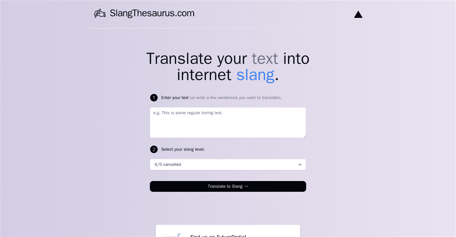 Slang Translator