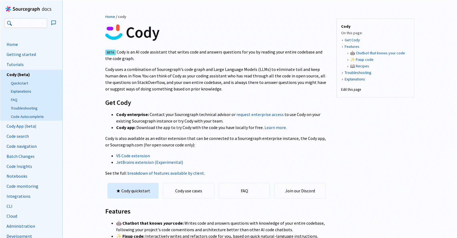 Sourcegraph Cody