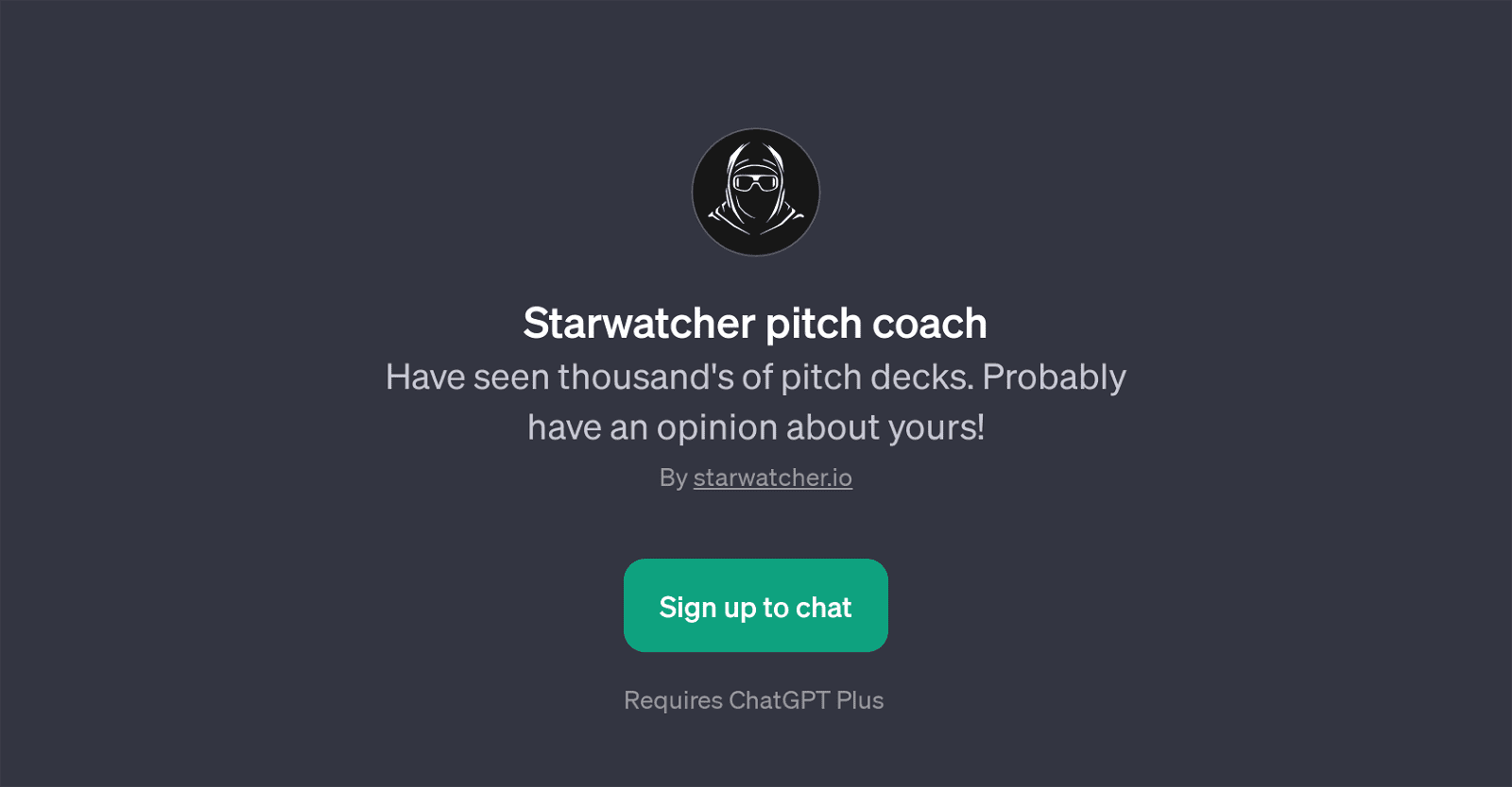 Starwatcher Pitch Coach