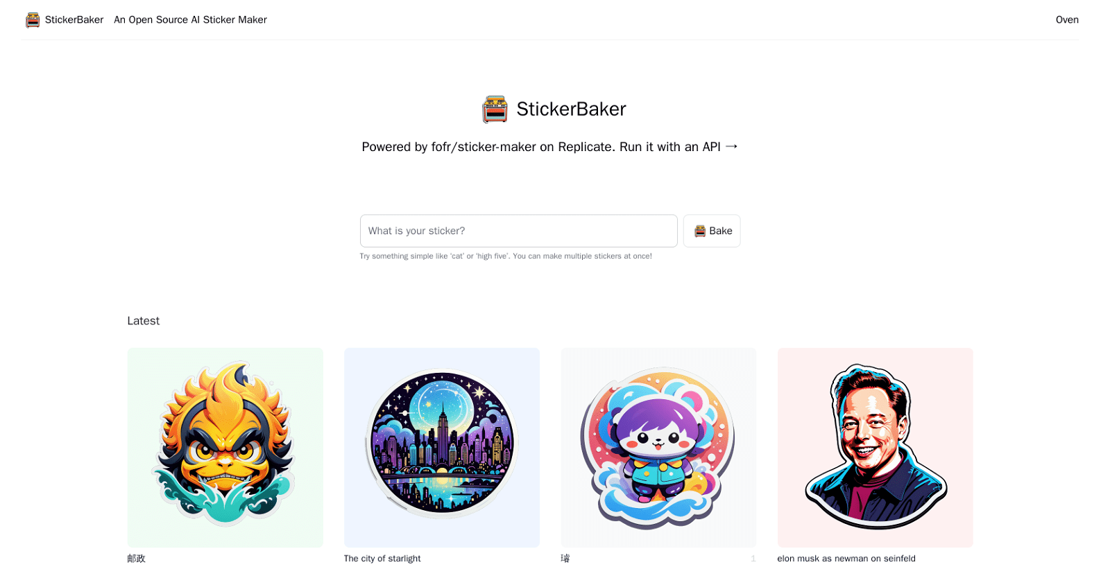 StickerBaker