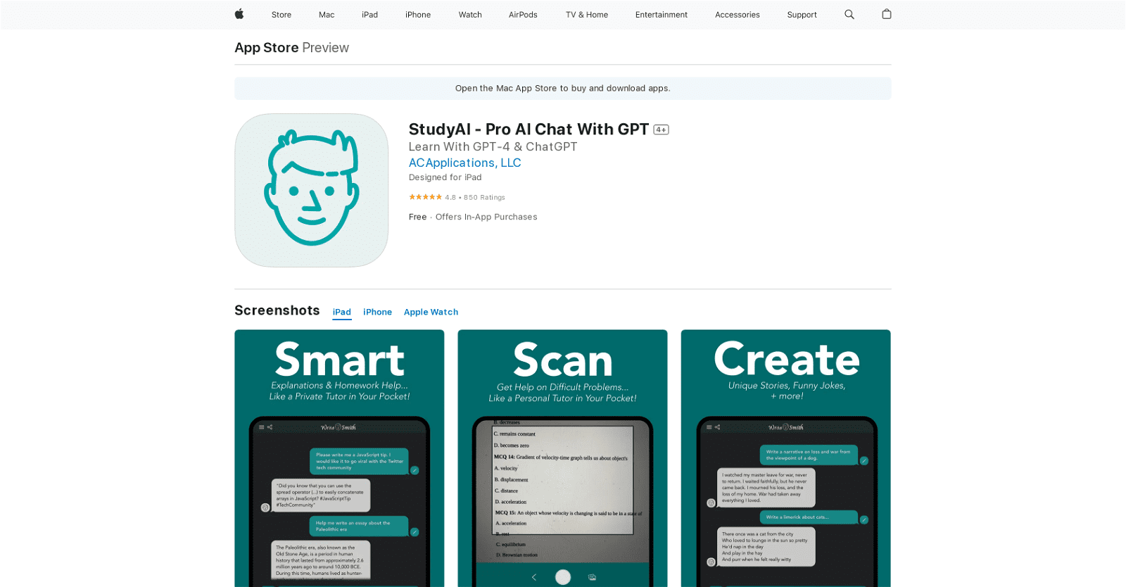 StudyAI - Pro AI Chat With GPT