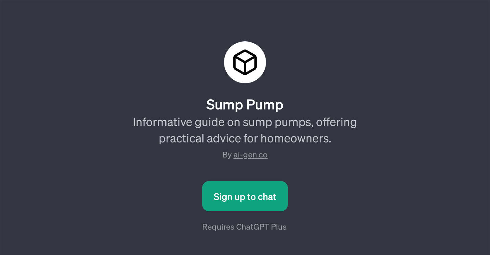 Sump Pump