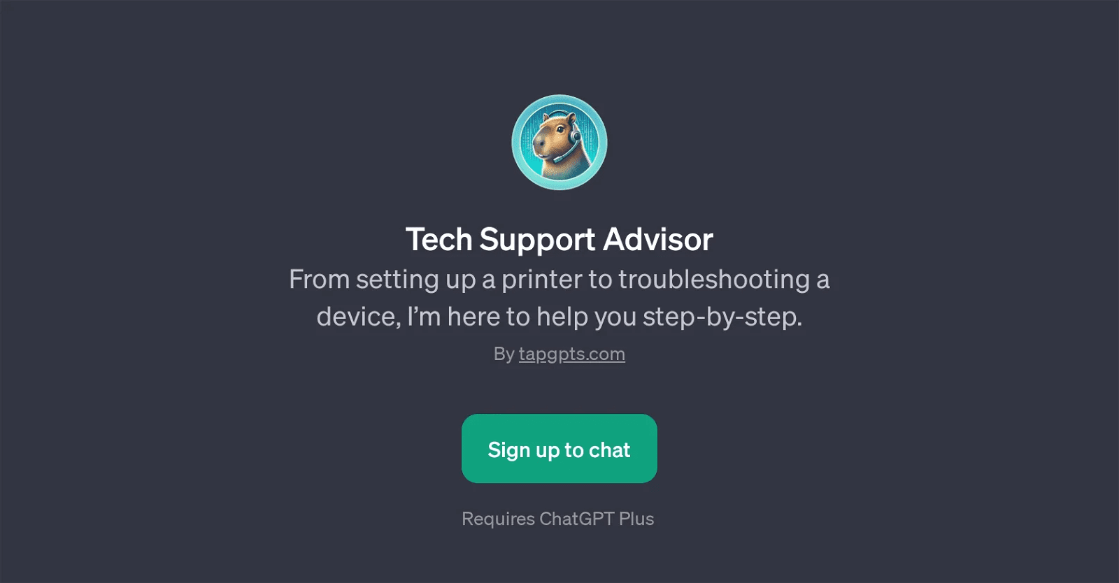 Tech Support Advisor