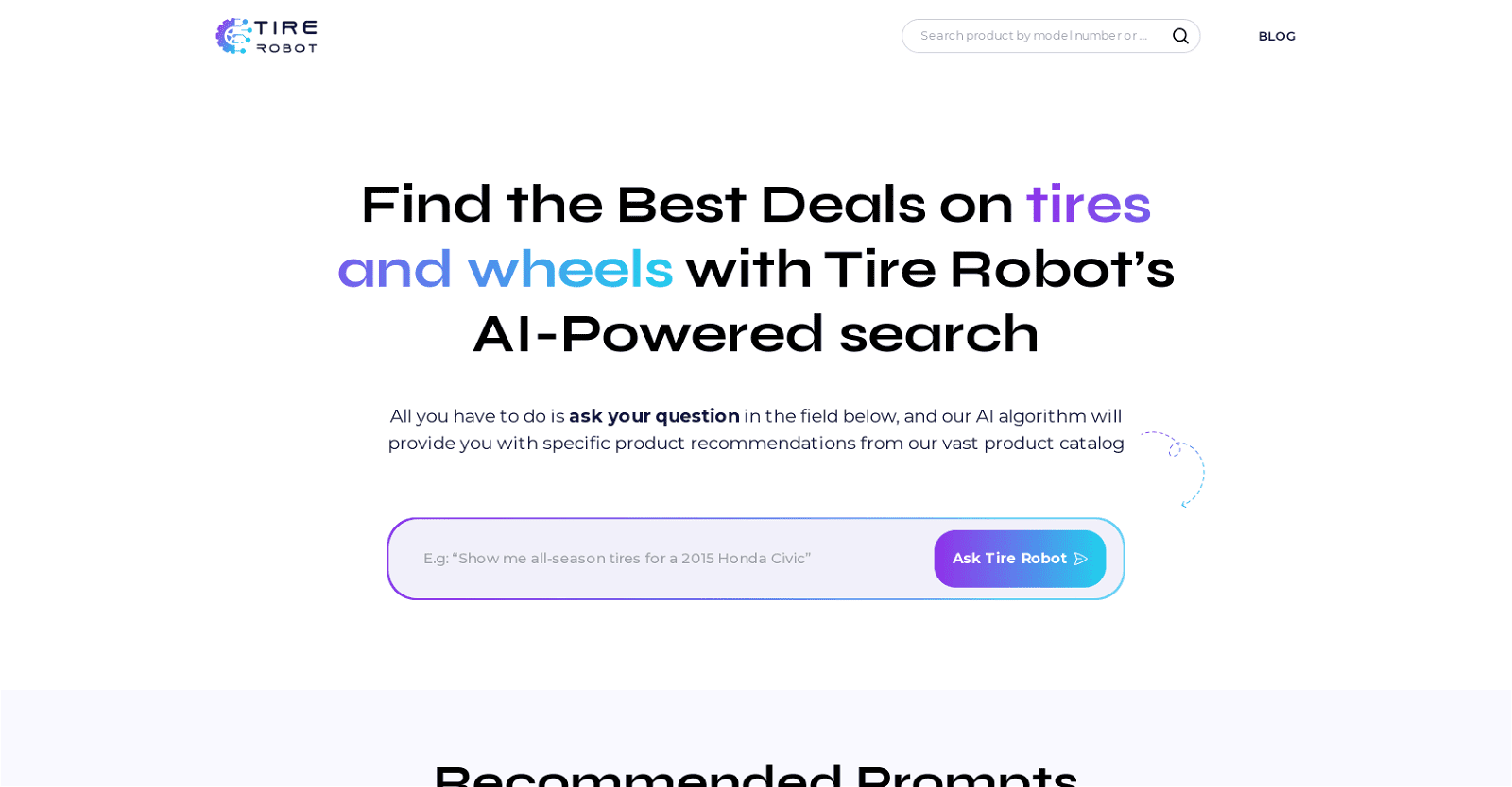Tire Robot AI Deal Finder