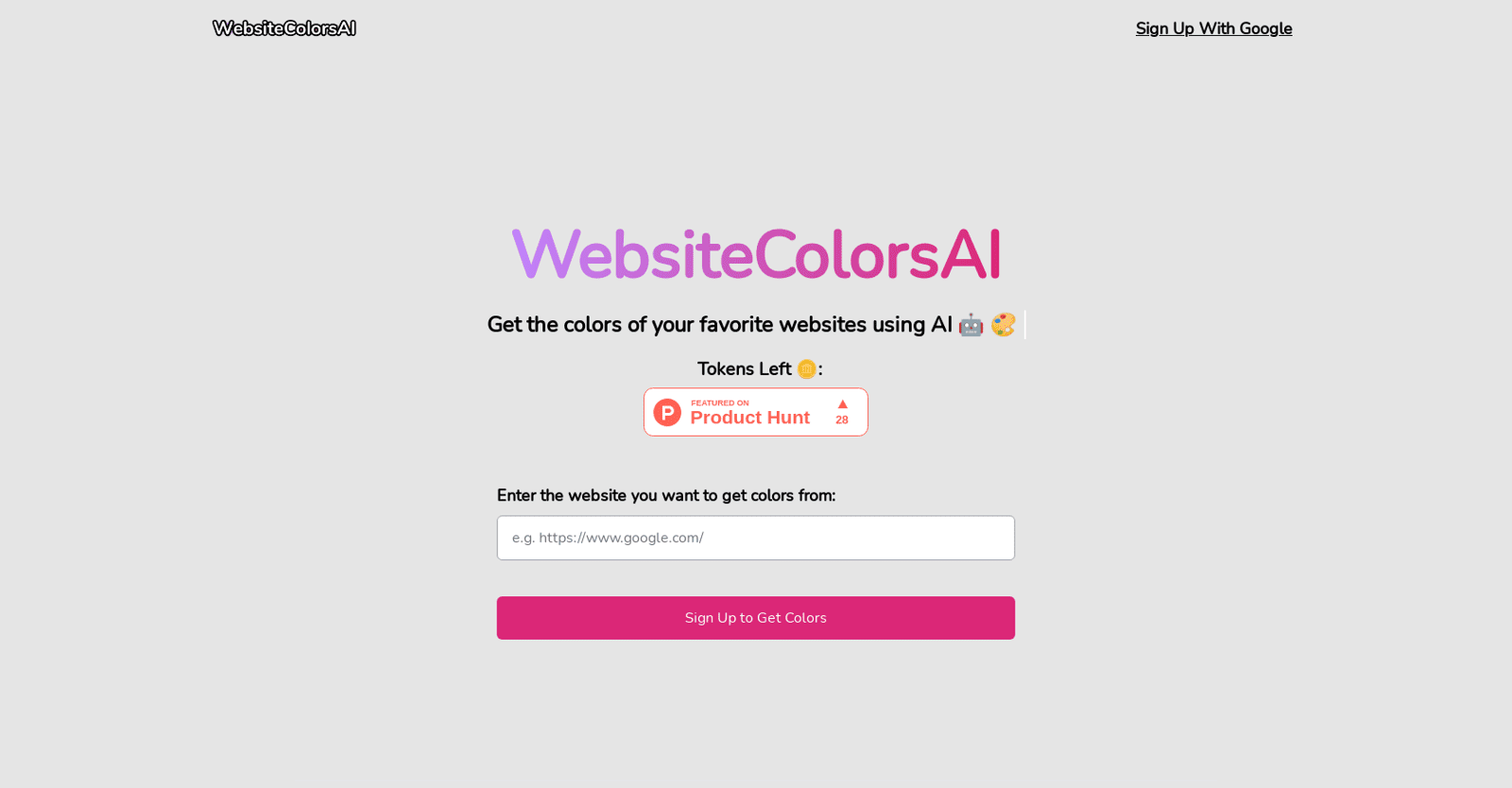 WebsiteColors AI
