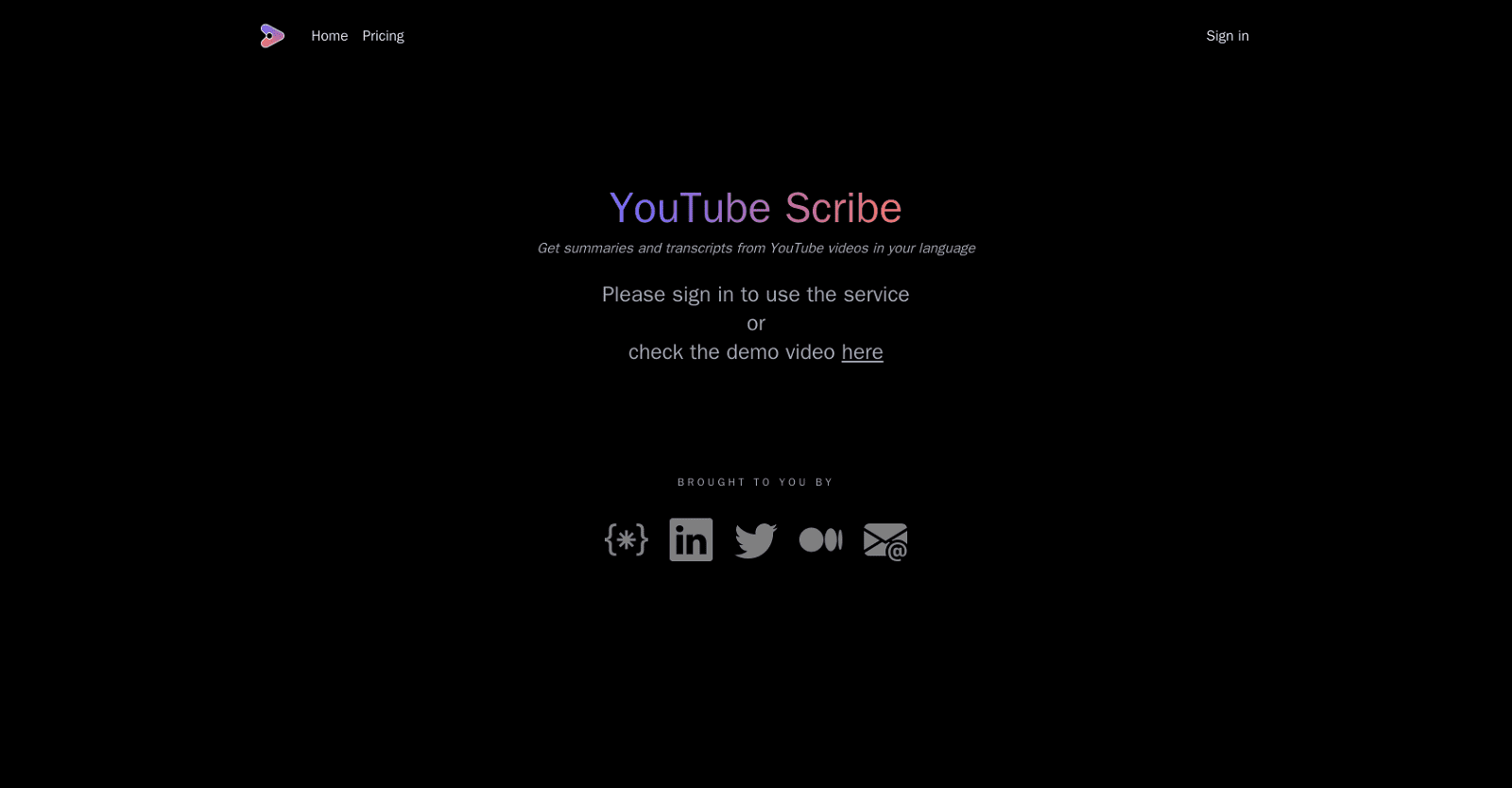 YouTube Scribe