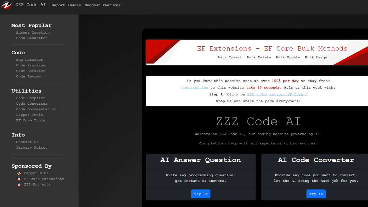 ZZZ Code AI: Best AI Coding Generator